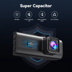 REDTIGER F7NP-EX (New Upgrade) Dash Cam Front Rear, 4K/2.5K Full HD Dash Camera for Cars, Free Included 64GB Card, Built-In Wi-Fi GPS, 3.16” IPS Screen, Night Vision, 170°Wide Angle, WDR, 24H Parking Mode, Summervibes