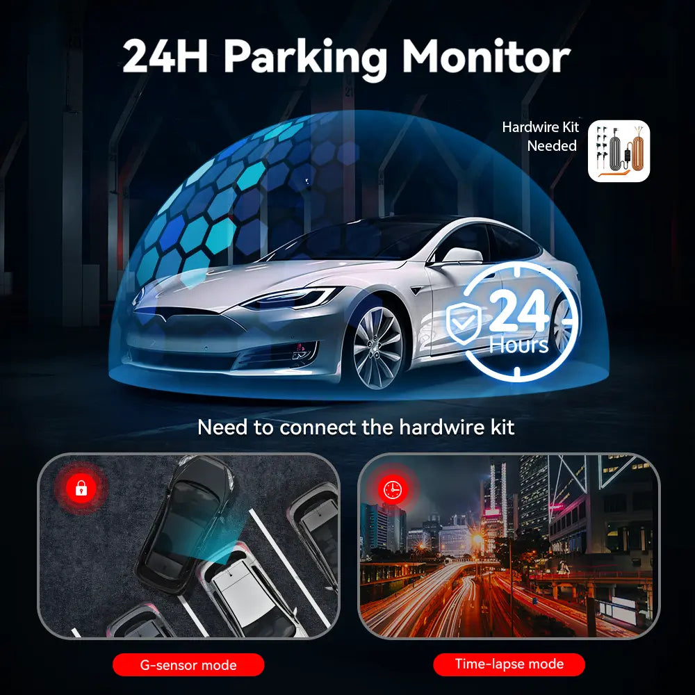 REDTIGER F7NP-EX (New Upgrade) Dash Cam Front Rear, 4K/2.5K Full HD Dash Camera for Cars, Free Included 64GB Card, Built-In Wi-Fi GPS, 3.16” IPS Screen, Night Vision, 170°Wide Angle, WDR, 24H Parking Mode, Summervibes