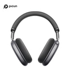 Picun F8 Pro over Ear Noise-Cancellation Wireless Headphones (Headset) - Bluetooth 5.4, Custom EQ, Detachable Fabric Earcups, Dual Device Pairing, 96-Hour Standby, Iphone/Android Compatible, Wearable Tech Cool Gadgets (Summ Grey), Gifts for Boyfriends