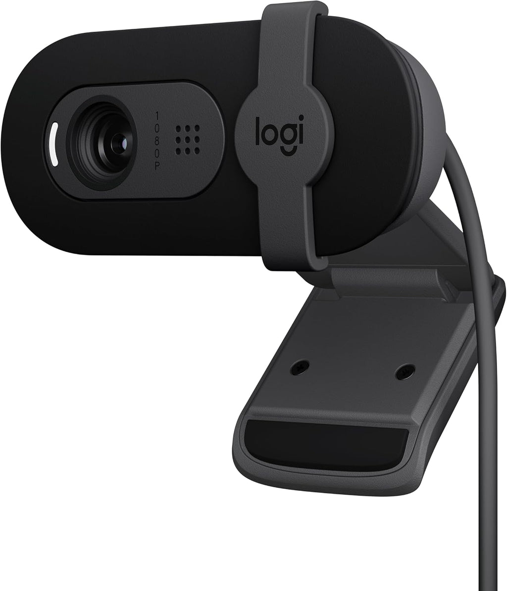 Logitech Brio 101 Full HD 1080p Webcam for Streaming and Meetings - Black