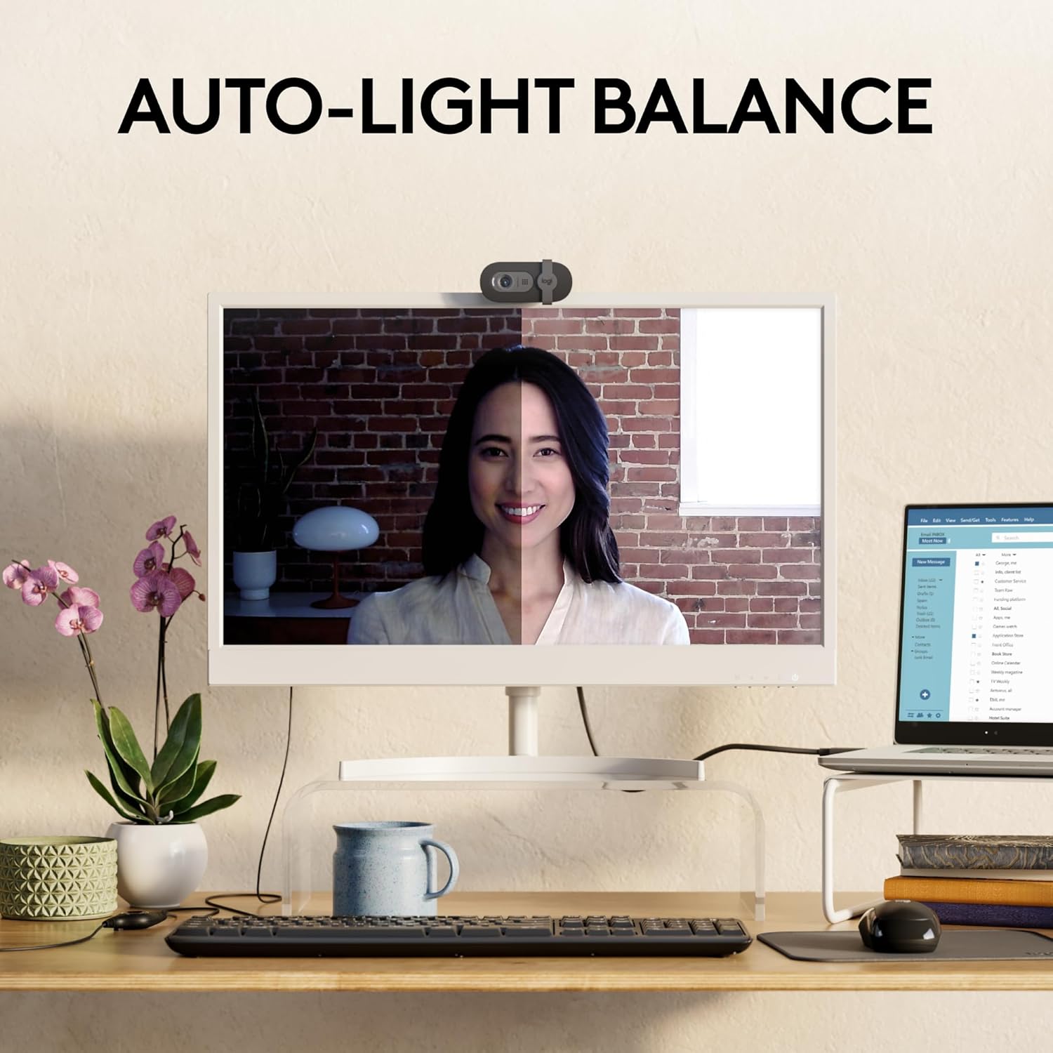 Logitech Brio 101 Full HD 1080p Webcam for Streaming and Meetings - Black