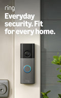 Ring Battery Doorbell 2K (newest model) Retinal 2K with wide-angle video, up to 6x Enhanced Zoom, Two-Way Talk, and Built-In Battery, Speckled Gray