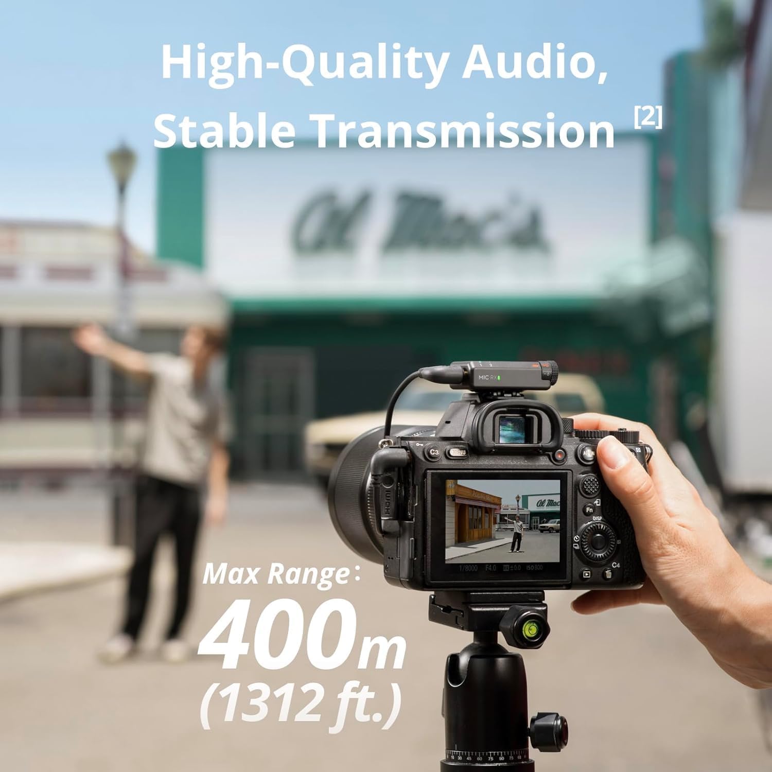 DJI Mic Mini (2 TX + 1 RX + Charging Case), Ultralight, Detail-Rich Audio