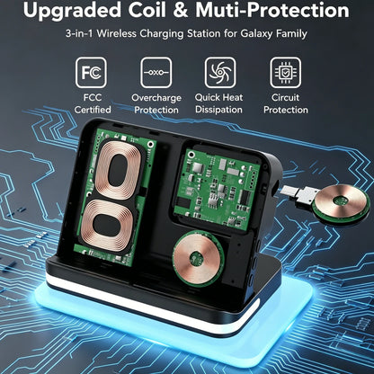 Smart Charging Hub with Alarm Clock