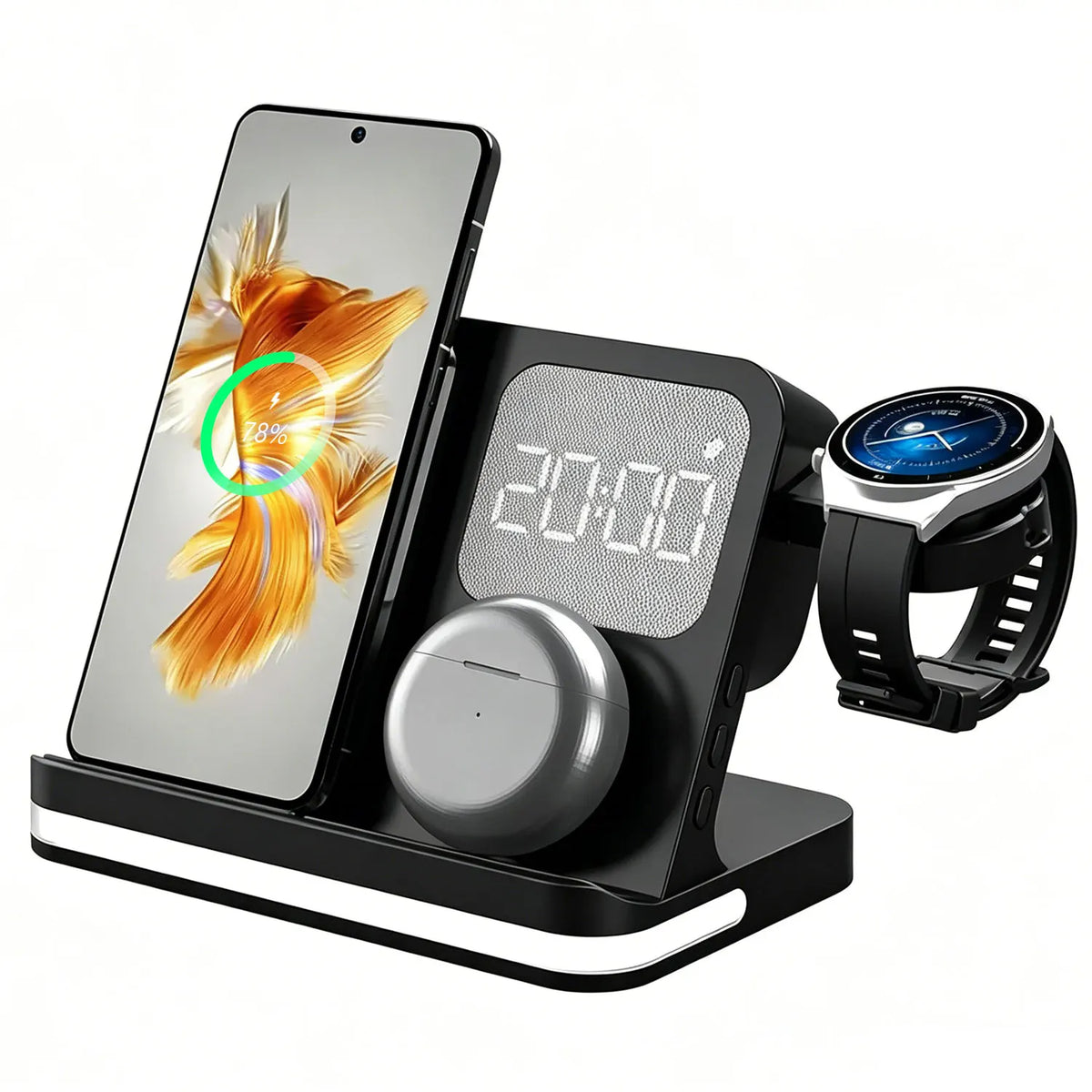 Smart Charging Hub with Alarm Clock