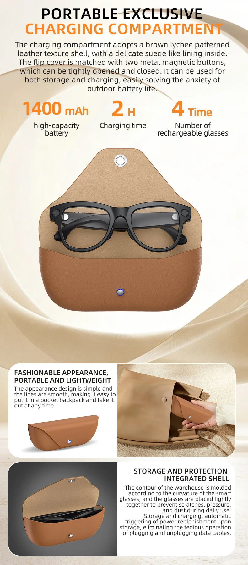 Smart Audio & Video Glasses for Creators