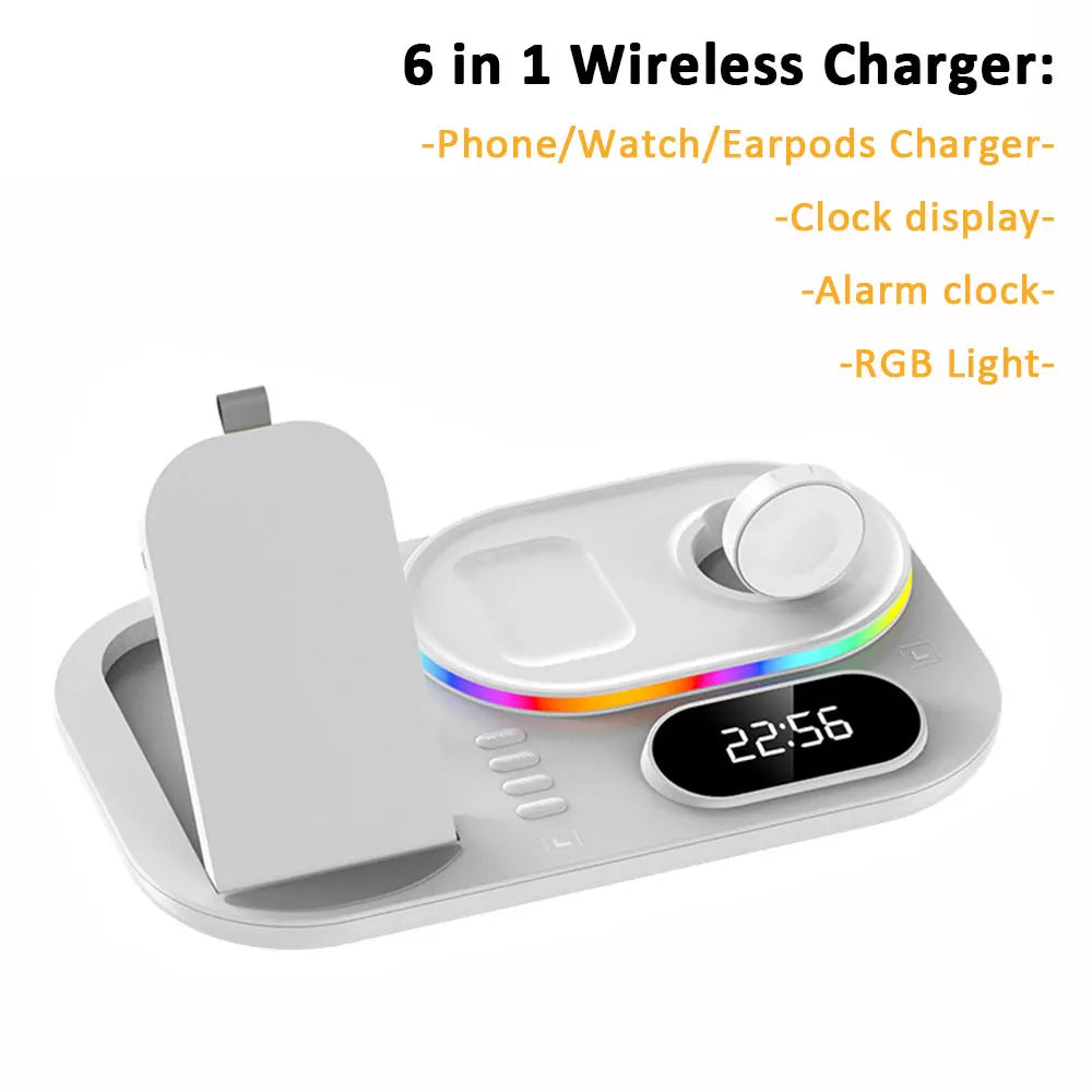 Smart Charging Hub with Alarm Clock