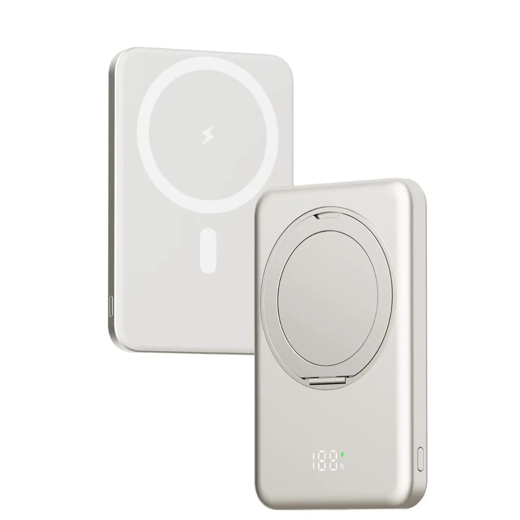 Magnetic Power Bank 10000mAh Wireless Fast Charger Stand  For MagSafe Powerbank Portable External Battery For iPhone Samsung
