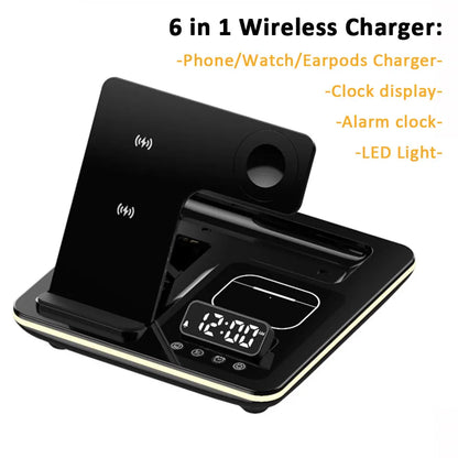 Smart Charging Hub with Alarm Clock