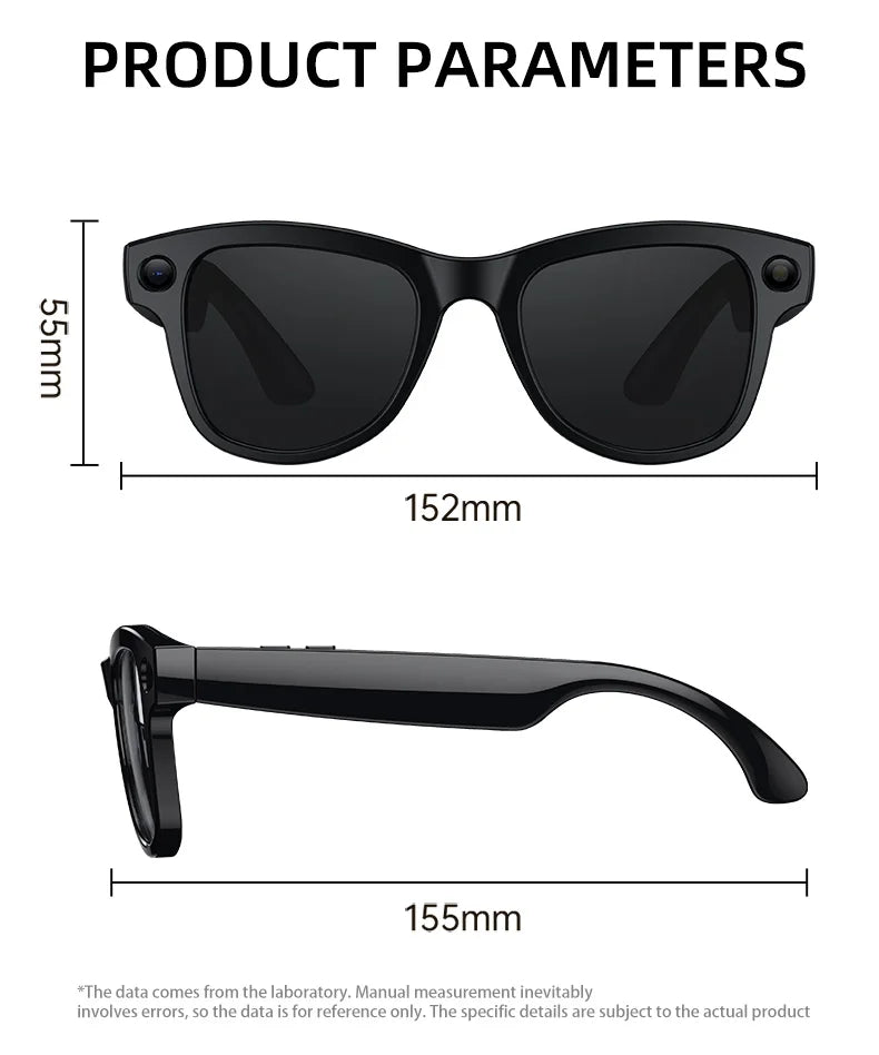 Smart Audio & Video Glasses for Creators