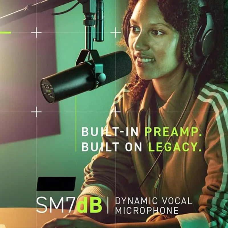 Studio-Clear Vocal Microphone with Built-In Preamp
