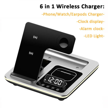 Smart Charging Hub with Alarm Clock