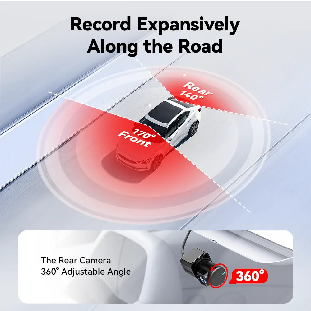 REDTIGER F7NP-EX (New Upgrade) Dash Cam Front Rear, 4K/2.5K Full HD Dash Camera for Cars, Free Included 64GB Card, Built-In Wi-Fi GPS, 3.16” IPS Screen, Night Vision, 170°Wide Angle, WDR, 24H Parking Mode, Summervibes