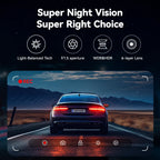 REDTIGER F7NP-EX (New Upgrade) Dash Cam Front Rear, 4K/2.5K Full HD Dash Camera for Cars, Free Included 64GB Card, Built-In Wi-Fi GPS, 3.16” IPS Screen, Night Vision, 170°Wide Angle, WDR, 24H Parking Mode, Summervibes