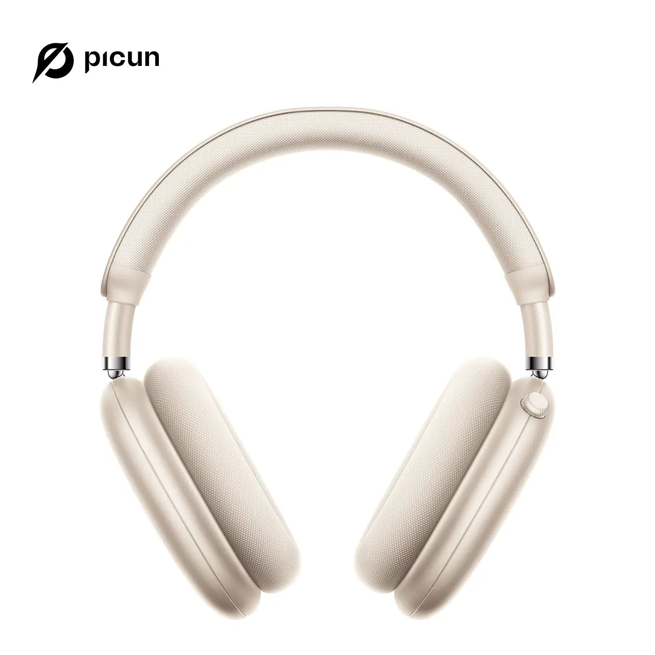 Picun F8 Pro over Ear Noise-Cancellation Wireless Headphones (Headset) - Bluetooth 5.4, Custom EQ, Detachable Fabric Earcups, Dual Device Pairing, 96-Hour Standby, Iphone/Android Compatible, Wearable Tech Cool Gadgets (Summ Grey), Gifts for Boyfriends