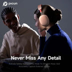 Picun F8 Pro over Ear Noise-Cancellation Wireless Headphones (Headset) - Bluetooth 5.4, Custom EQ, Detachable Fabric Earcups, Dual Device Pairing, 96-Hour Standby, Iphone/Android Compatible, Wearable Tech Cool Gadgets (Summ Grey), Gifts for Boyfriends